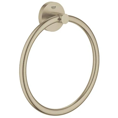 Image of GROHE Essentials New Towel Ring Brushed Nickel 40365EN1