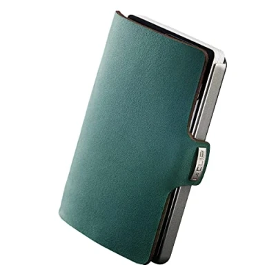 Image of I CLIP Original Cardholder with Moneyclip Smooth Leather Slim Wallet Premium Soft Touch Opal