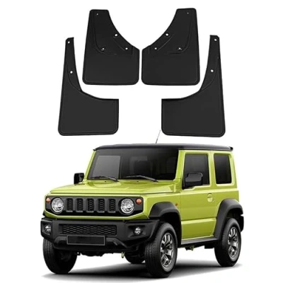 Image of 4Pcs Car Mud Flaps for Suzuki Jimny 2019 2023, Front/Rear Wheel Mudflaps, Waterproof Splash Protection Fender, External Accessories