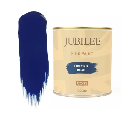 Image of Guild Lane Jubilee Fine Paint Oxford Blue Furniture, Metal, Fabric, Glass &amp; More Indoor Outdoors Water Based Acrylic 500ml