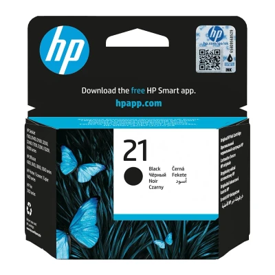 Image of HP 21 Black Original Ink Cartridge (C9351AE)