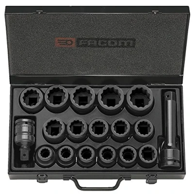 Image of Facom NKD. 500 Includes 16 Cups 3/4 Impact 12 Faces