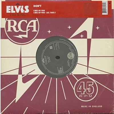 Image of Elvis Presley Don&#039;t Numbered Sealed 2007 UK 10&quot; vinyl 88697125151