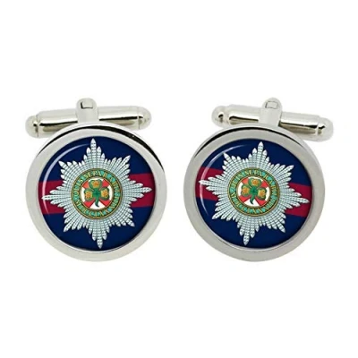 Image of Irish Guards, British Army Cufflinks in Box