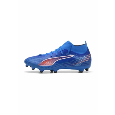 Image of Puma Ultra 6 Match Football boots firm ground blue white black, Men&#039;s, Size: 9.5, blue/ white/ black shoes
