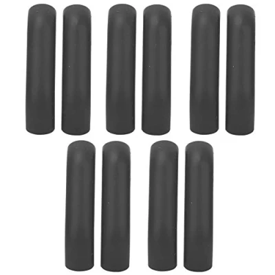 Image of Dilwe Brake Lever Protector, 5 Pair Mountain Bike Handle Bar Grip Silicone Cover Protector Anti Skid Sleeve Cycling Accessory (Black)