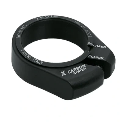 Image of MICHE X Carbon Seat Post Clamp, Black, 35.4mm