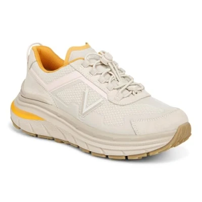 Image of Vionic Women&#039;s Walk Max Sierra Oxford, Cream Leather, 9 UK
