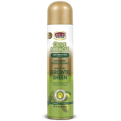 Image of African Pride Olive Miracle Growth Sheen Spray 8 oz.