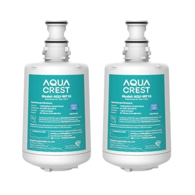 Image of AQUACREST F 201R Filter Cartridge, NSF/ANSI 42 Certified, Replacement for Cartridge (Pack of 2)