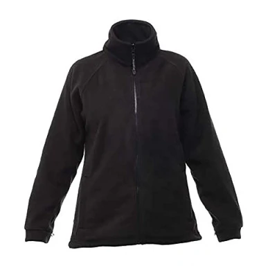 Image of Regatta TRF541 80018L Women&#039;s Thor III Interactive Fleece Jacket, Black, Size 18