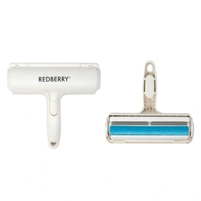 Image of Redberry Lint Brush Pet Hair Removal Roller Reusable Solution for Clothes and Furniture Dog Cat Remover Grey