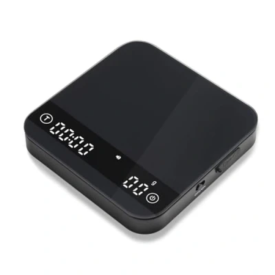 Image of Coffee Scales, 4 Modes 0.1g High Precision Mini Scales with Timer, Espresso Scale Touch Sensor Button, Rechargeable Digital for Kitchen Pour Over Coffee, Max Weight 2kg