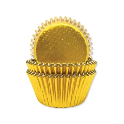 Image of Anniversary House Gold Foil Cupcake Cases