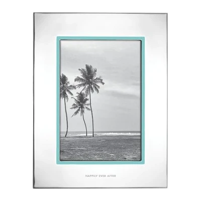 Image of Kate Spade New York Take The Cake 5&quot; X 7&quot; Frame, silverplated Zinc Alloy, Metallic, 1.6 LB