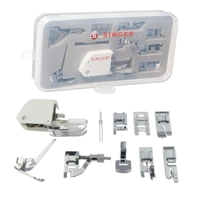 Image of SINGER U2 SU5 021 Home Decor Presser Feet Kit, Plastic, Clear