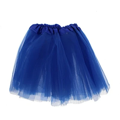 Image of Zac&#039;s Alter Ego Lady Girls Women Royal Blue Tutu Skirt Fancy Dress Party Hen Fairy Princess Halloween