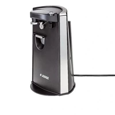Image of Judge Electricals 3 in 1 Automatic Electric Tin Can Opener Manual Knife Sharpener &amp; Bottle Easy to Use Kitchen Gadget Disability Arthritis Aid