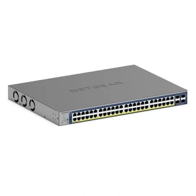 Image of Netgear (GS752TXPV3 ) 48P GE POE+ SMART SWTH W/10G SFP+