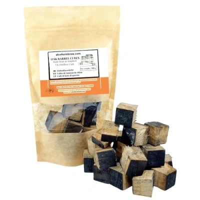 Image of AlcoFermBrew OAK CUBES 100g Made from a Distillery Cask Scotland