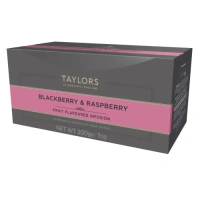 Image of Taylors of Harrogate BlackBerry and Raspberry Enveloped Tea Pack 100s