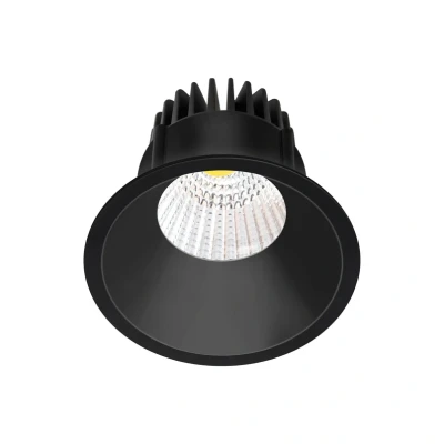 Image of Arcchio LED downlight Niria, black, 2,700K