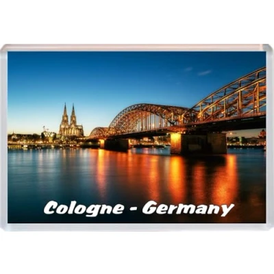 Image of Cologne Germany 96 x 67mm Jumbo Fridge Magnet/Magnets Euro 2024