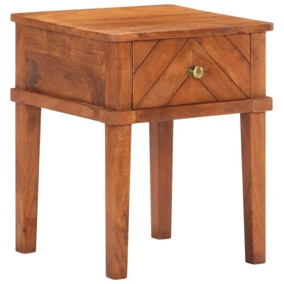 Image of vidaXL Bedside Cabinet 40x40x50 cm Solid Acacia Wood