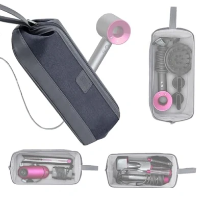 Image of BUBM Carry Case Storage Bag for Dyson Hair Dryer/Curler/Straightener