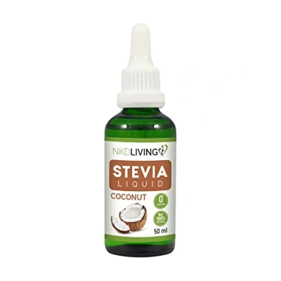 Image of NKD Living Pure Stevia Liquid Drops 50ml (Coconut)
