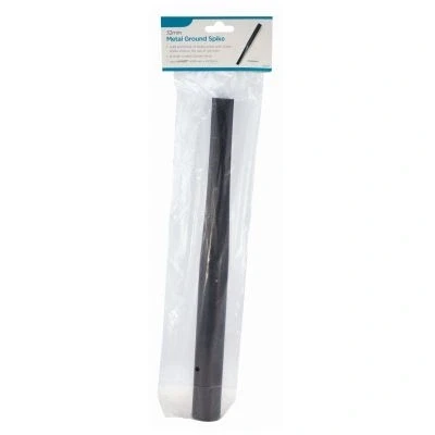 Image of Black 32mm x 38.5cm Metal Rotary Airer Spike By Ashley