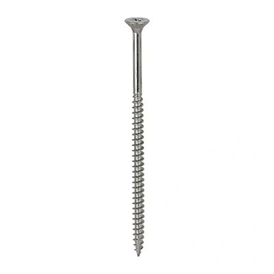Image of 2x TIMCO Classic Multi Purpose Screws Pz Double Countersunk A4 Stainless Steel 50100CLA4 Pack of 100