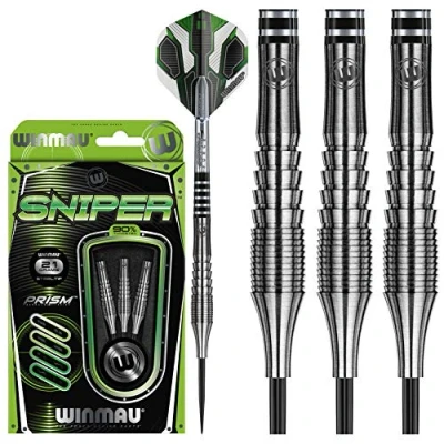 Image of WINMAU Sniper 21 Gram Tungsten Darts Set with Flights and Shafts (Stems)