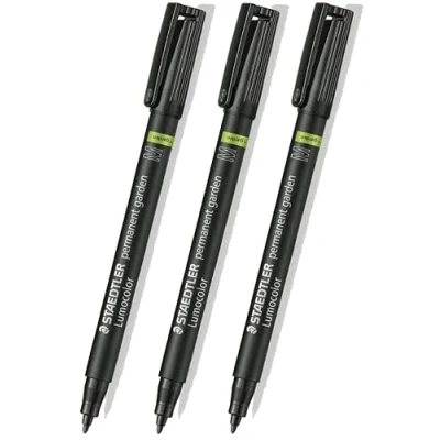 Image of STAEDTLER GARDEN MARKER PEN PERMANENT OUTDOOR [Pack of 3]