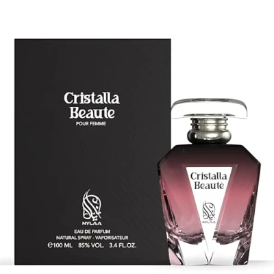 Image of Cristalla Beaute 100ml EDP Women Perfume Spray La Vie Belle Notes of Jasmine and Bergamot Amber Vanilla