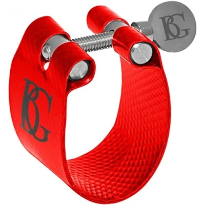 Image of BG LFB9 FLEX Fabric LIGATURE CLARINET RED