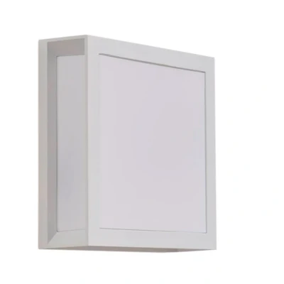 Image of Lindby outdoor wall light Sivana, white, aluminium, 26 cm x