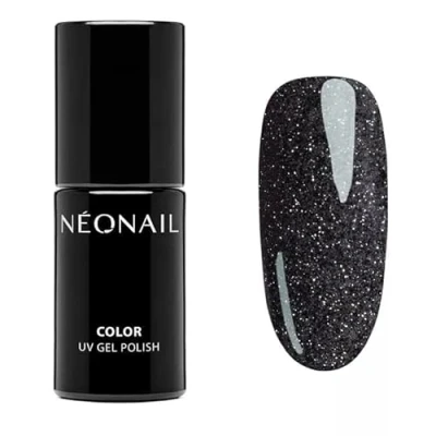 Image of NEONAIL UV Nail Polish 7.2 ml Silver Nice Street Party Colours Varnish Glitter Gel Nails Design Shellac