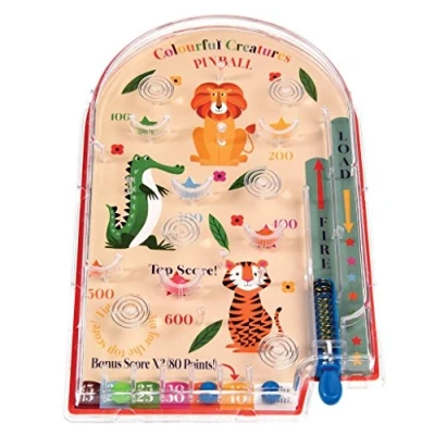 Image of Rex London Children&#039;s Colourful Creatures Handheld Classic Pinball Game