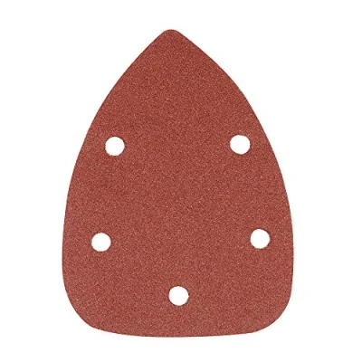 Image of Silverline Hook &amp; Loop Detail Sander Sheets 140mm 10pk 80 Grit