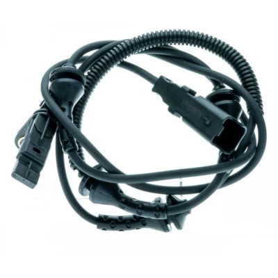 Image of 4545A9, 4545G6, 9642687580 ABS Sensor FEBI BILSTEIN 36946 Front Axle Left, Right with screw 1300mm black PEUGEOT: 407 Saloon, SW