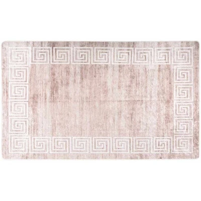 Image of vidaXL Rug Washable 120x180 cm Beige Anti Slip