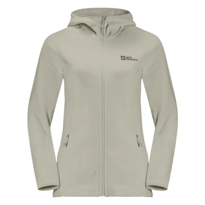 Image of Jack Wolfskin Women&#039;s Baiselberg Hooded Fz W Jacket, Seal, XXL