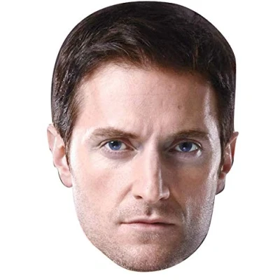 Image of FoxyPrinting Richard Armitage 2018 Tv Celebrity Cardboard Party Face Mask Fancy Dress