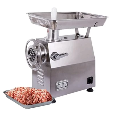 Image of Commercial Electric Meat Grinder, Stainless Steel Meat&amp;Vegetables Mincer Sausage Stuffer, Multifunctional Food Stuff Maker, for Chicken Skeleton Fish Bone Household