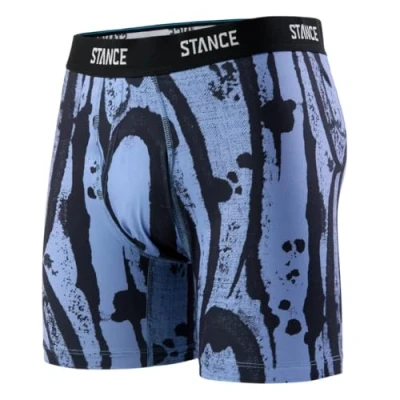 Image of Stance Draper Boxer Briefs Mens Blue Patterned Underwear Shorts XL