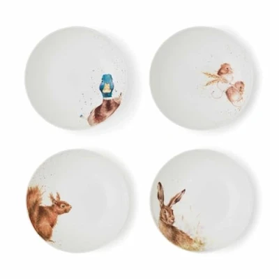 Image of Wrendale Designs Assorted Set of 4 Pasta Bowls