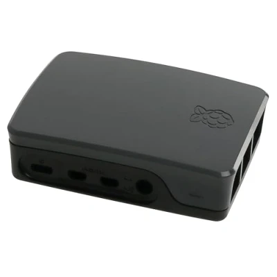 Image of Raspberry Pi 4 case (Black/Grey)