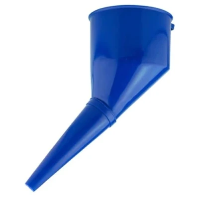 Image of Fuel Funnel with Fine Mesh Filter and Handle for Easy Refilling Thick Plastic Petrol, Diesel, Oil, Ad blue, Water, Screen Wash (Blue)