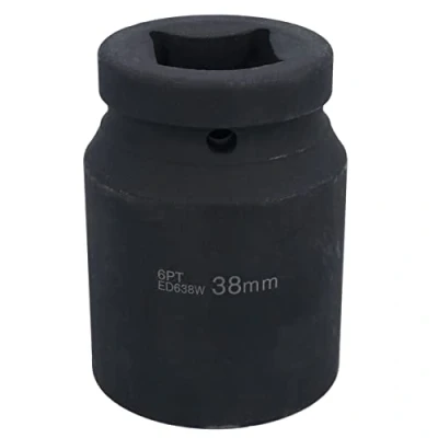 Image of 1&quot; Drive 38mm Deep MM Impact Impacted Socket 6 Sided Single Hex